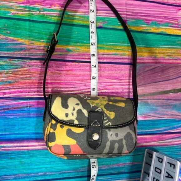 Dooney & Bourke Rare Baby Hand Print Pouchette Mini Shoulder Bag - Picture 15 of 16